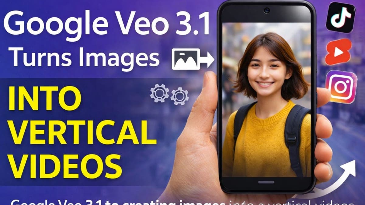 Google Veo 3.1 Turns Images Into Vertical Videos With Stunning Consistency